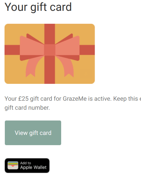 GrazeMe Giftcard - GrazeMe Ltd